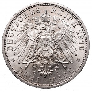 Germany, Preussen, 3 mark 1910