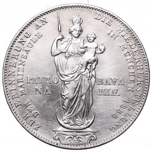 Germany, Bayern, Thaler 1855