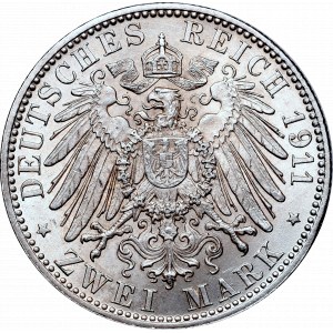 Germany, Bayern, 2 mark 1911