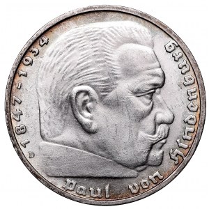 Germany, 5 mark 1935 D Hindenburg