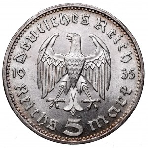 Germany, 5 mark 1935 D Hindenburg