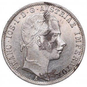 Austria, Franz Joseph, 1 florin 1861