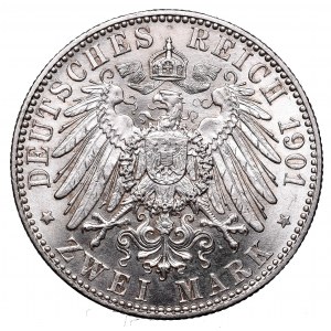 Germany, Preussen, 2 mark 1901