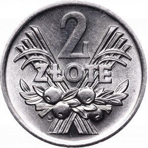 Peoples Republic of Poland, 2 zloty 1974