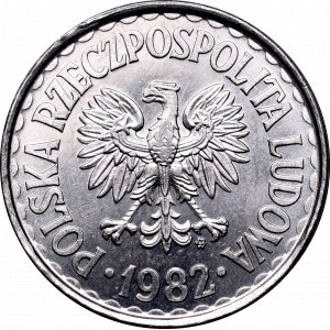 Peoples Republic of Poland, 1 zloty 1982