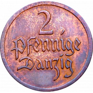 Free city of Danzig, 2 pfennig 1926