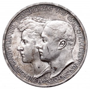 Niemcy, Saksonia, 3 marki 1910