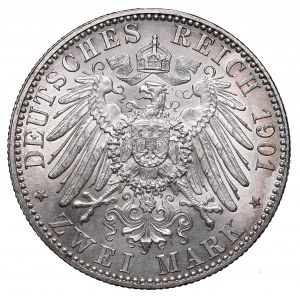 Germany, Preussen, 2 mark 1901