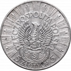 II Republic of Poland, 5 zloty 1934 Riffle eagle