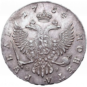 Russia, Elisabeth, Rouble 1754 MMД-EI