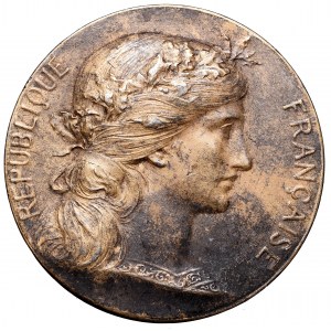 Francja, medal 1909 srebro