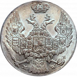 Zabór rosyjski, 10 groszy 1840 - duch