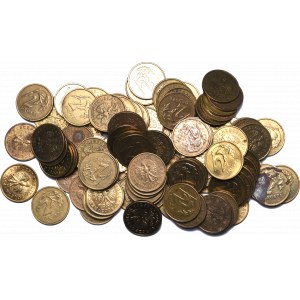 III RP, A set of coins 2 grosze 2004
