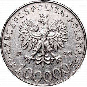 III Republic of Poland, 100.000 zloty 1990