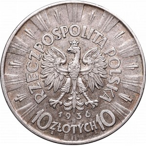 II Republic of Poland, 10 zloty 1936 Pilsudski