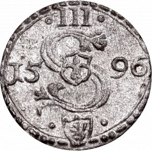 Sigismund III, 3 denarii 1596, Marienburg