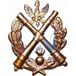 II RP, Odznaka patkowa Artylerii (korpusówka)
