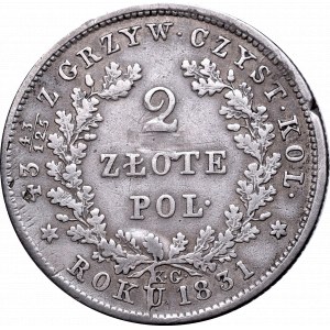 November Uprising, 2 zloty 1831