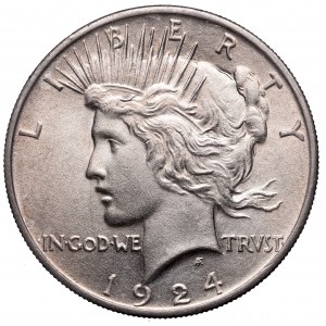 USA, 1 dolar 1924 Peace dollar