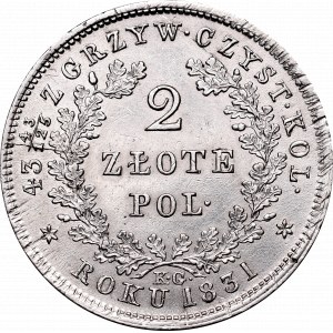 November Uprising, 2 zloty 1831