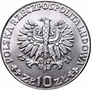 Peoples Republic of Poland, 10 zloty 1971 FAO Specimen