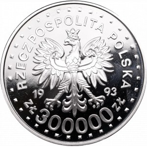 III Republic of Poland, 300.000 zloty 1993 Lillehammer