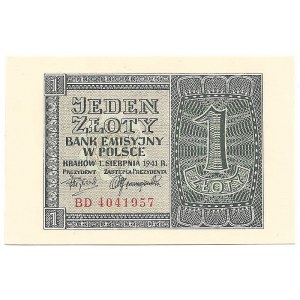 GG, 1 złoty 1941
