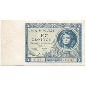 II RP, 5 złotych 1930 Ser. CE.