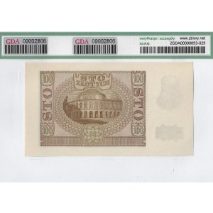 GG, 100 złotych 1940 B (Falsyfikat ZWZ)- GDA 66EPQ