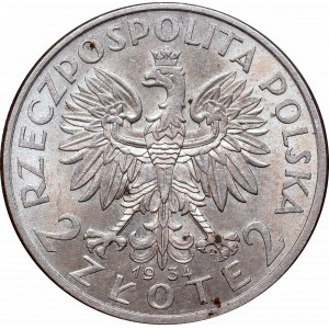 II Republic of Poland, 2 zloty 1934