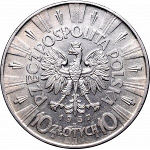 II Republic of Poland, 10 zloty 1937 Pilsudski