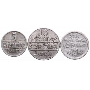Free city of Danzig, Lot of coins