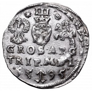 Sigismund III, 3 groschen 1595, Vilnius