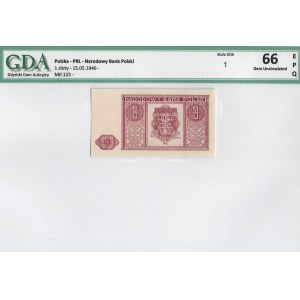 PRL, 1 złoty 1946 - GDA 66EPQ