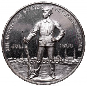 Niemcy, Medal XIII krajowe zawody strzeleckie 1900 Drezno