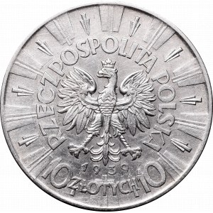 II Republic of Poland, 10 zloty 1939 Pilsudski