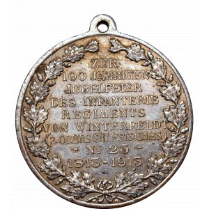 Śląsk, Medal 100-lecie 2 górnośląskiego Pułku Piechoty 1913