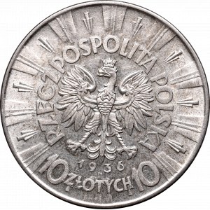 II Republic of Poland, 10 zloty 1936 Pilsudski