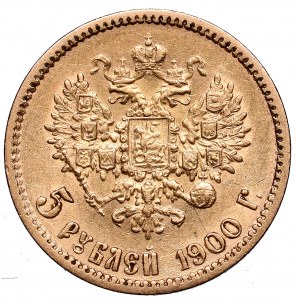 Russia, Nicholas II, 5 rouble 1900 ФЗ