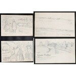 Germany, WWI, Album 26 drawings wartime