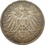 Niemcy, Saksonia, 5 marek 1902, edycja pośmiertna, Muldenhütten