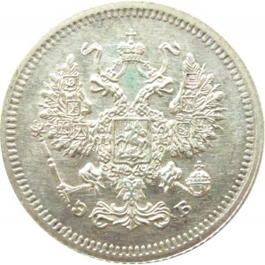 Rosja, Mikołaj II, 10 kopiejek 1907 EB, Petersburg