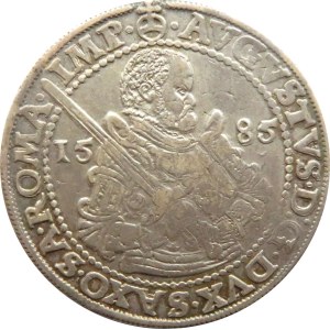 Niemcy, Saksonia, linia Albertyńska, talar 1585, Drezno