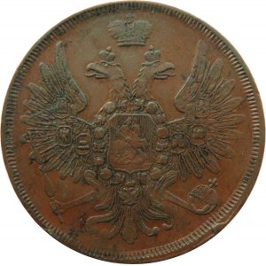 Rosja, Aleksander II, 3 kopiejki 1856 E.M., Jekaterinburg