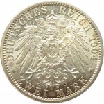 Niemcy, Hesja, 2 marki 1904, Berlin, 400-lecie urodzin ks. Filipa, UNC