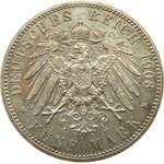 Niemcy, Saksonia-Altenburg, Ernst, 5 marek 1903, 50-lecie panowania, Berlin, rzadkie