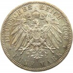 Niemcy, Saksonia-Altenburg, Ernst, 5 marek 1903, 50-lecie panowania, Berlin, rzadkie