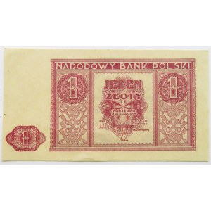 Polska, RP, 1 złotych 1946, bez oznaczenia serii, UNC