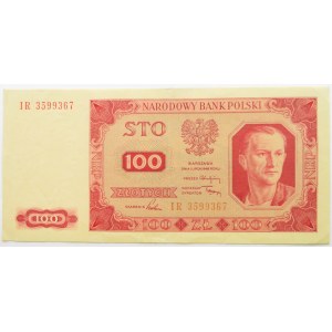 Polska, RP, 100 złotych 1948, seria IR