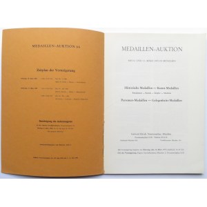 Katalog Aukcyjny, G. Hirsch - Medale, marzec 1970